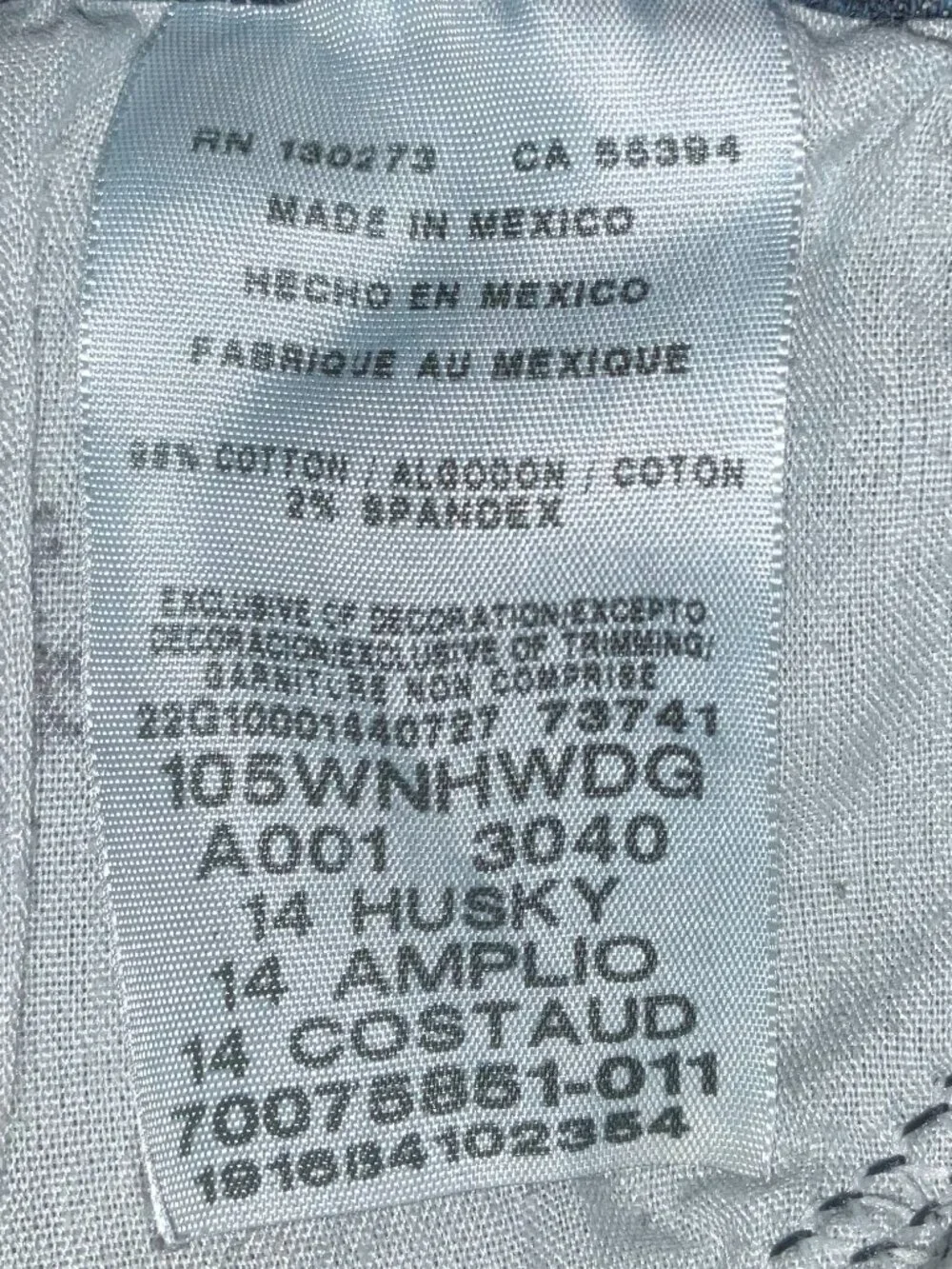 Boy's Wrangler 5 Pocket Blue Jeans